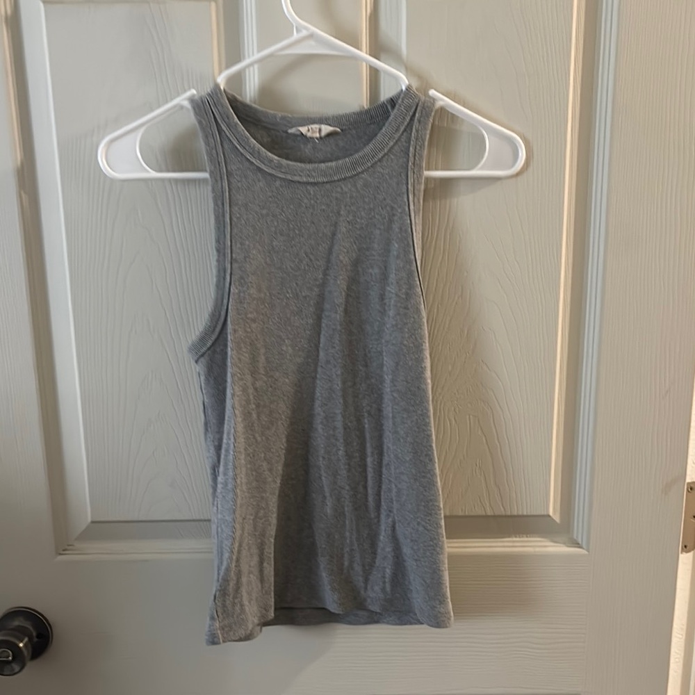 American Eagle Outfitters Heather Gray Tank Top